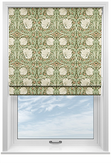 William Morris Pimpernel, Nettle - Roman Blind